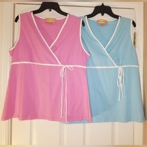 Lilly & Van Women's Sleeveless Top Blouse Size L
